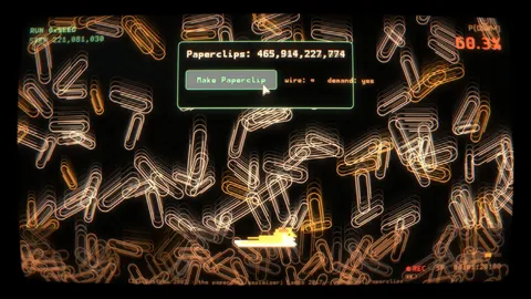 A screen full of paperclips.